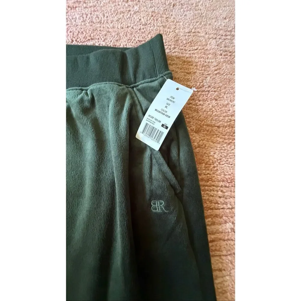 Banana Republic Green Jogger Pants XL Fleece NWT